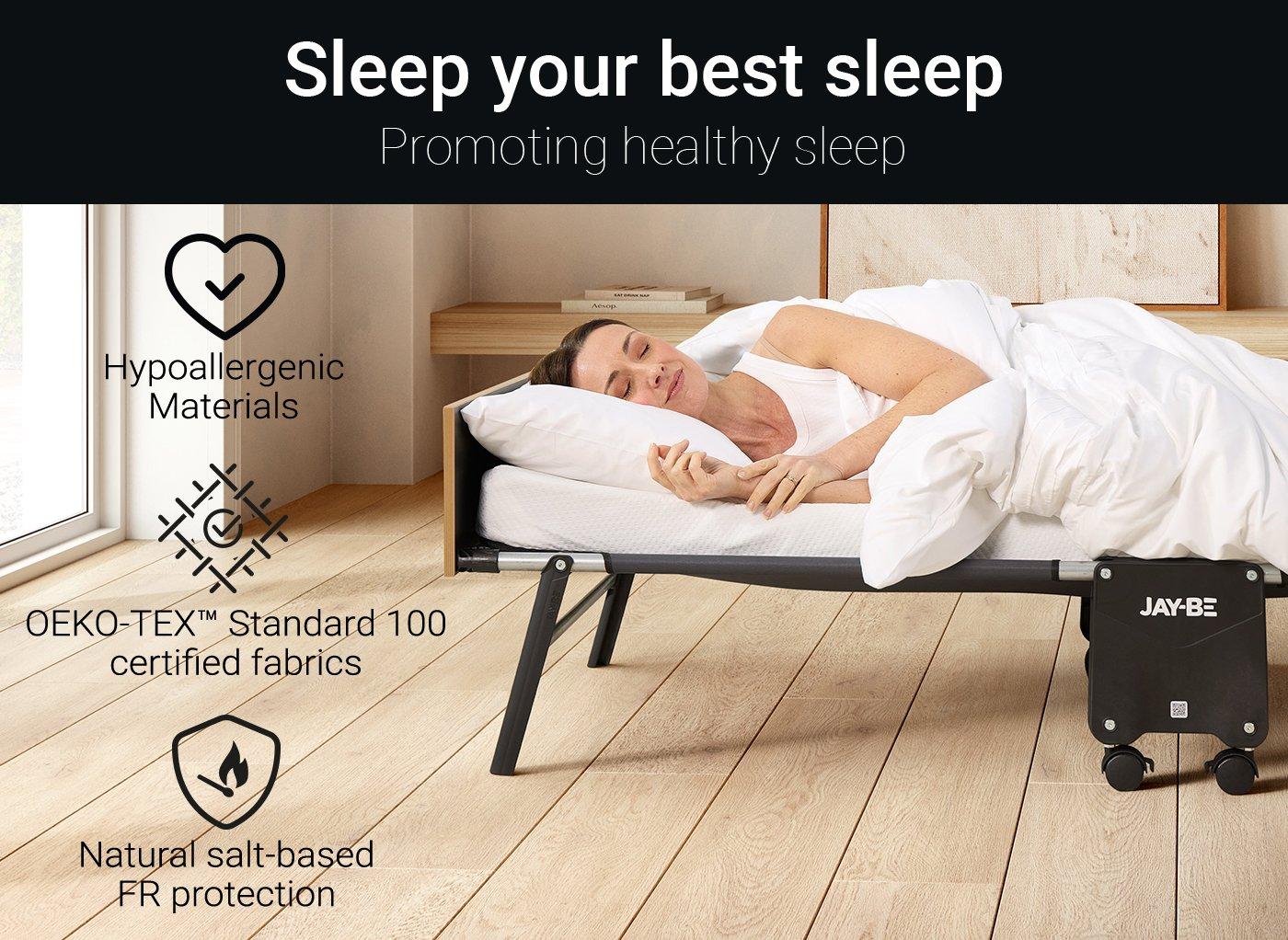 Jay-Be Aspen Folding Bed with Pocket Sprung Mattress 4 Jay-Be Aspen Folding Bed with Pocket Sprung Mattress