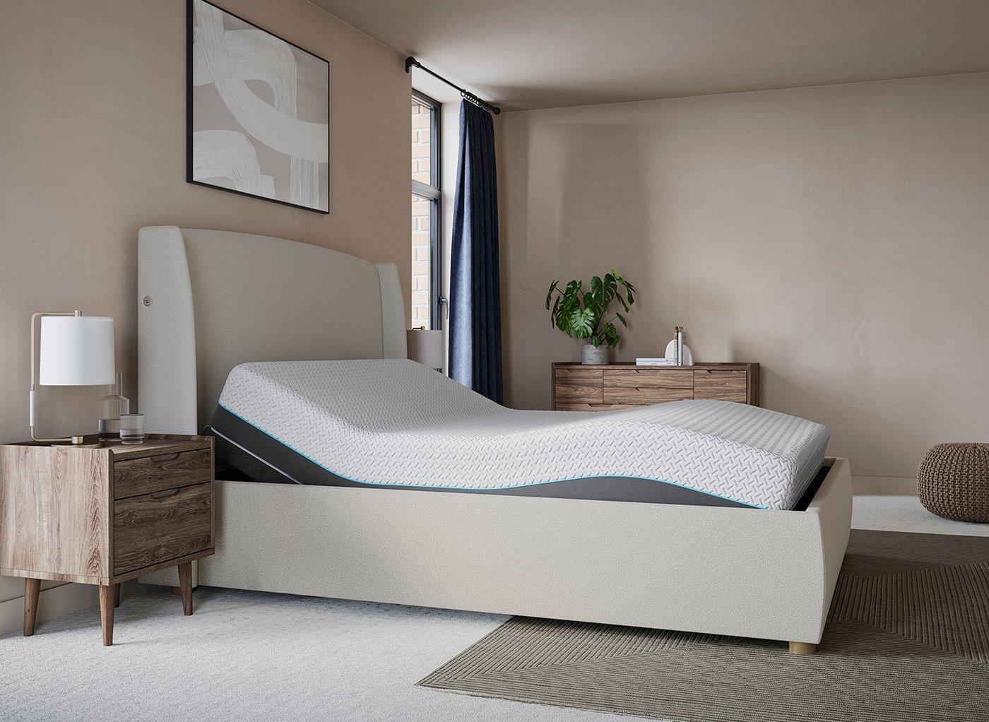 TEMPURÂ® Linford Sleepmotion Adjustable Upholstered Bed Frame