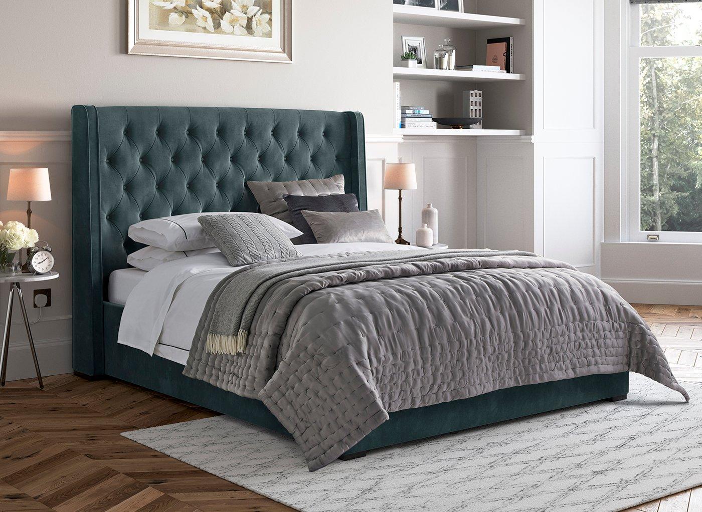 Clearance Deacon Upholstered Bed Frame