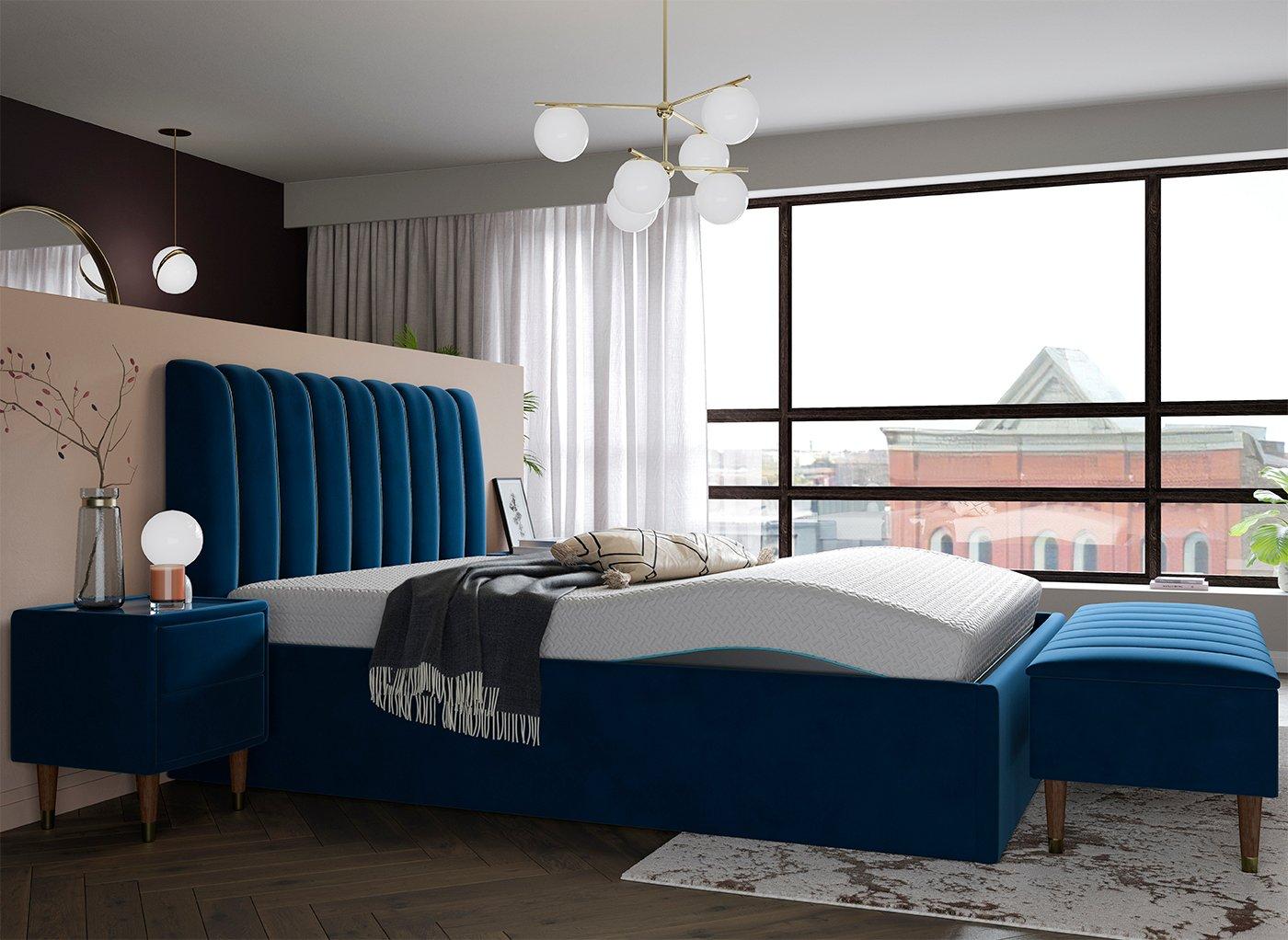 Mount Sleepmotion Adjustable Velvet-Finish Bed Frame 4 Mount Sleepmotion Adjustable Velvet-Finish Bed Frame