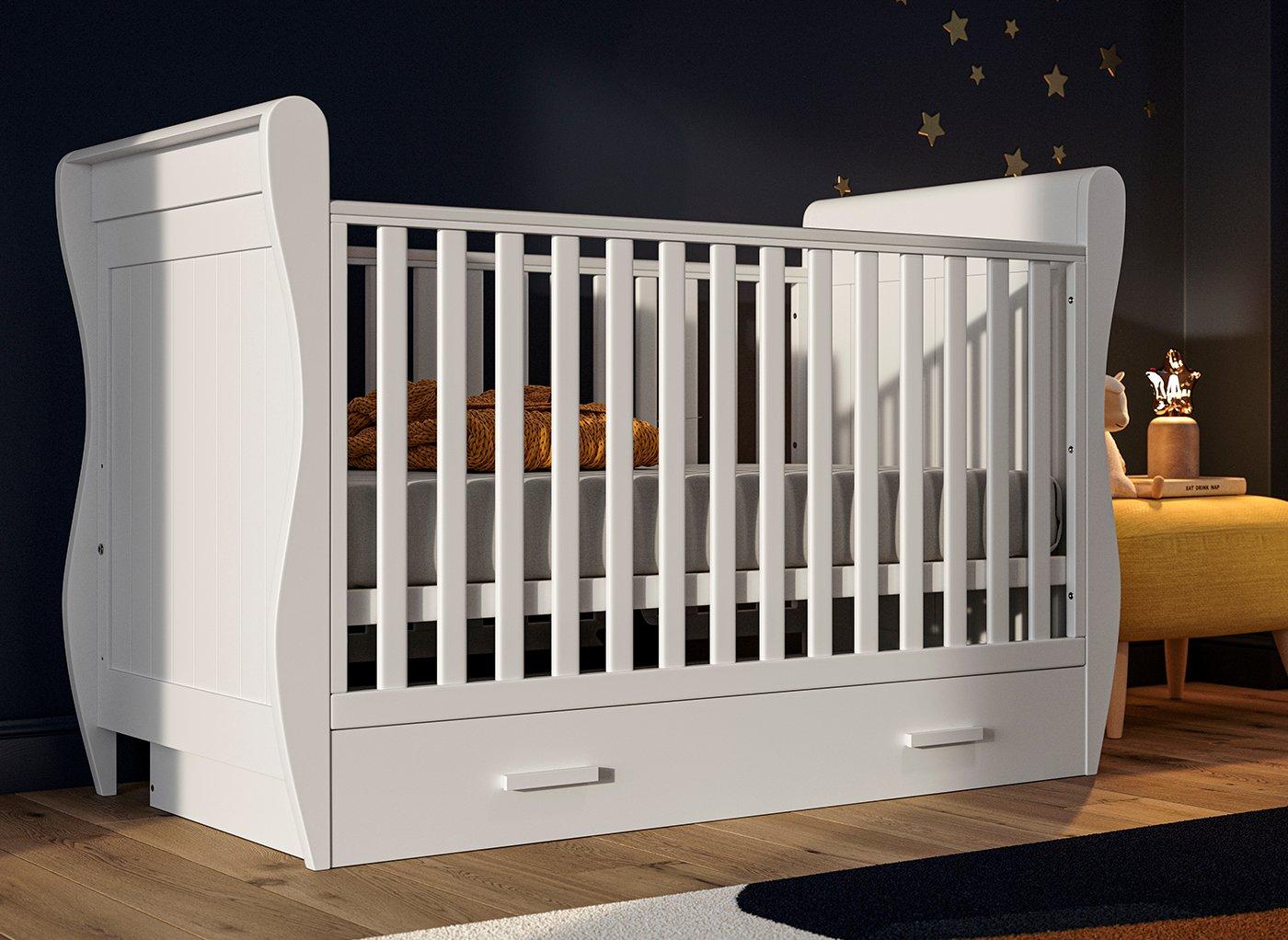 Dreams Wooden Sleigh Cot Bed